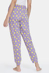 Zivame Looney Tunes Knit Cotton Pyjama - Chalk Violet — thumbnail 3